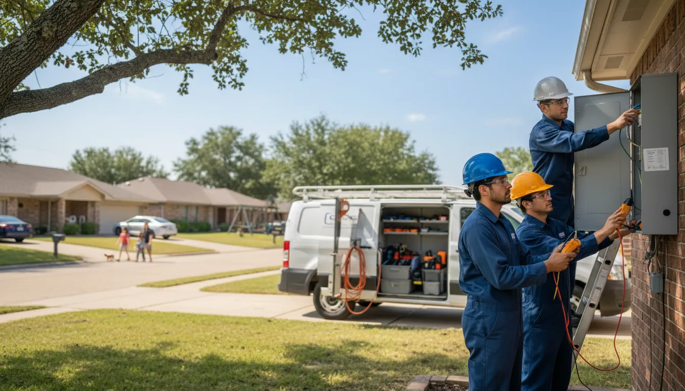 Certified electrician providing emergency electrical services in East Point, KY